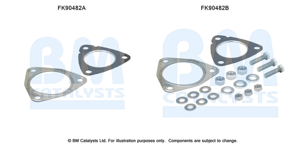 FK90482 BM CATALYSTS Монтажный комплект, катализатор (фото 1)