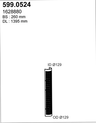 599.0524 ASSO Монтажный комплект, глушитель (фото 1)