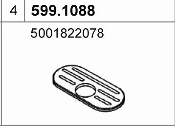 599.1088 ASSO Монтажный комплект, глушитель (фото 1)