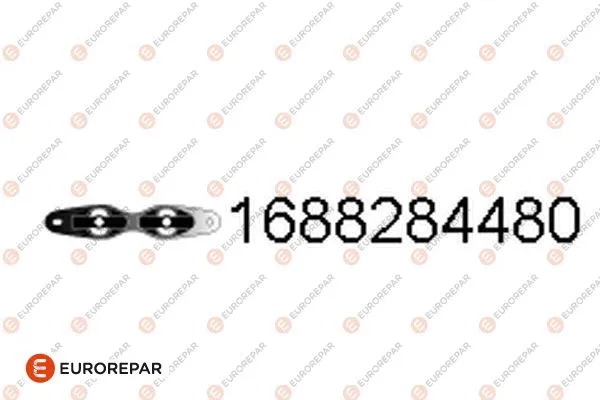 1688284480 EUROREPAR Резиновые полоски, система выпуска (фото 1)
