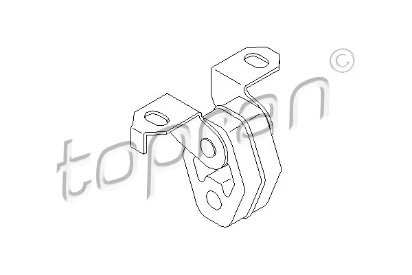 108 730 TOPRAN Кронштейн, система выпуска ОГ (фото 1)