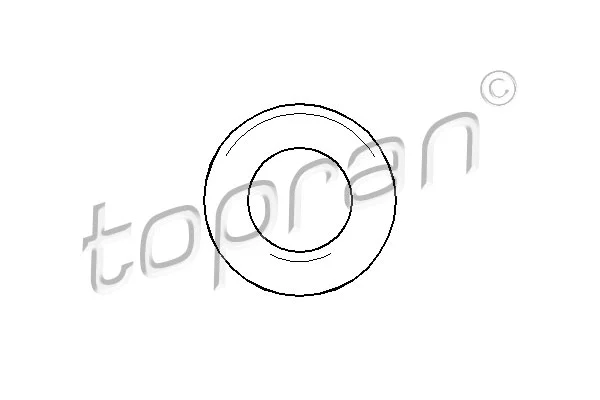 201 714 TOPRAN Кронштейн, система выпуска ОГ (фото 1)