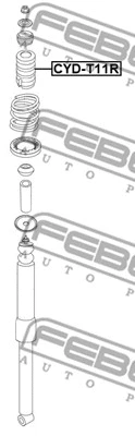 CYD-T11R FEBEST Буфер, амортизация (фото 2)