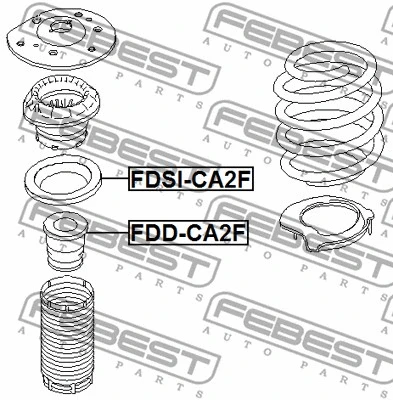 FDD-CA2F FEBEST Буфер, амортизация (фото 2)
