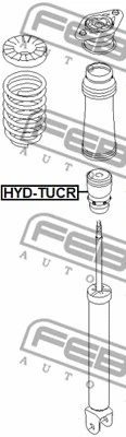 HYD-TUCR FEBEST Буфер, амортизация (фото 2)