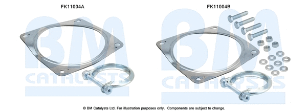 FK11004 BM CATALYSTS Монтажный комплект, сажевый / частичный фильтр (фото 1)