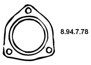 8.94.7.78 EBERSPÄCHER Прокладка, труба выхлопного газа (фото 1)