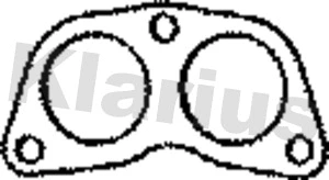410058 KLARIUS Прокладка, труба выхлопного газа (фото 1)
