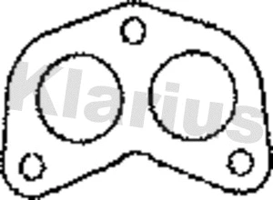 410075 KLARIUS Прокладка, труба выхлопного газа (фото 1)