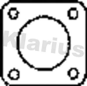 410094 KLARIUS Прокладка, труба выхлопного газа (фото 1)