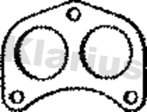 410123 KLARIUS Прокладка, труба выхлопного газа (фото 1)