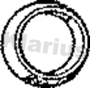 410126 KLARIUS Прокладка, труба выхлопного газа (фото 1)