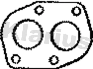 410127 KLARIUS Прокладка, труба выхлопного газа (фото 1)