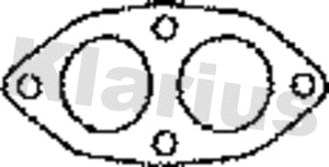 410141 KLARIUS Прокладка, труба выхлопного газа (фото 1)