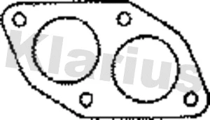 410144 KLARIUS Прокладка, труба выхлопного газа (фото 1)
