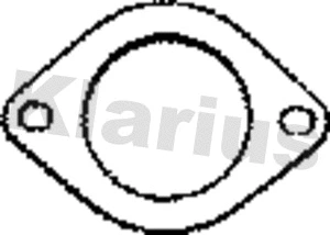 410152 KLARIUS Прокладка, труба выхлопного газа (фото 1)