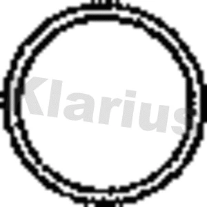 410157 KLARIUS Прокладка, труба выхлопного газа (фото 1)