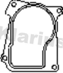 410492 KLARIUS Прокладка, труба выхлопного газа (фото 1)