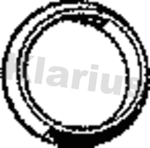 410552 KLARIUS Прокладка, труба выхлопного газа (фото 1)