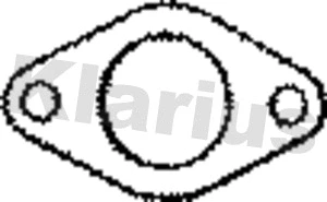 410669 KLARIUS Прокладка, труба выхлопного газа (фото 1)