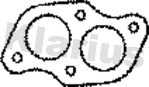 410793 KLARIUS Прокладка, труба выхлопного газа (фото 1)