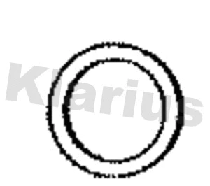 411137 KLARIUS Прокладка, труба выхлопного газа (фото 1)