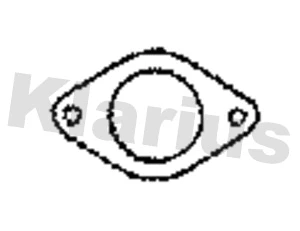411143 KLARIUS Прокладка, труба выхлопного газа (фото 1)