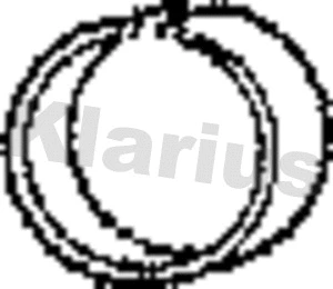 430374 KLARIUS Прокладка, труба выхлопного газа (фото 1)
