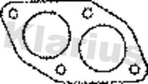 VAG4 KLARIUS Прокладка, труба выхлопного газа (фото 1)