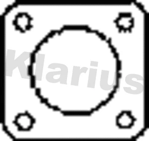 VAG49 KLARIUS Прокладка, труба выхлопного газа (фото 1)