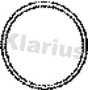 410160 KLARIUS Уплотнительное кольцо, труба выхлопного газа (фото 1)