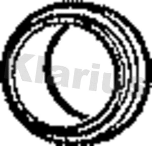 410259 KLARIUS Уплотнительное кольцо, труба выхлопного газа (фото 1)