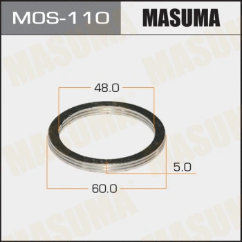MOS-110 MASUMA Уплотнительное кольцо, труба выхлопного газа (фото 1)