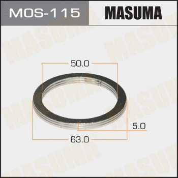 MOS-115 MASUMA Уплотнительное кольцо, труба выхлопного газа (фото 1)