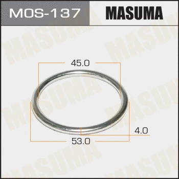 MOS-137 MASUMA Уплотнительное кольцо, труба выхлопного газа (фото 1)