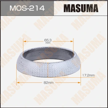 MOS-214 MASUMA Уплотнительное кольцо, труба выхлопного газа (фото 1)