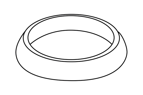310147 WXQP Уплотнительное кольцо, труба выхлопного газа (фото 1)