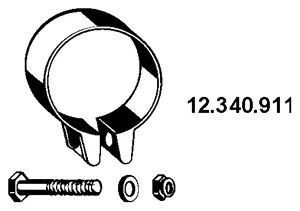 12.340.911 EBERSPÄCHER Соединительные элементы, система выпуска (фото 1)