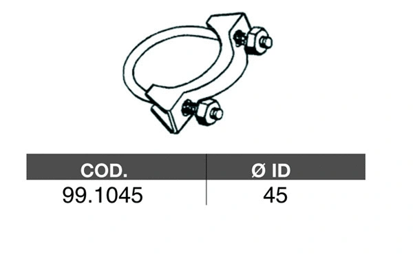 99.1045 ASSO Соединительные элементы, система выпуска (фото 1)