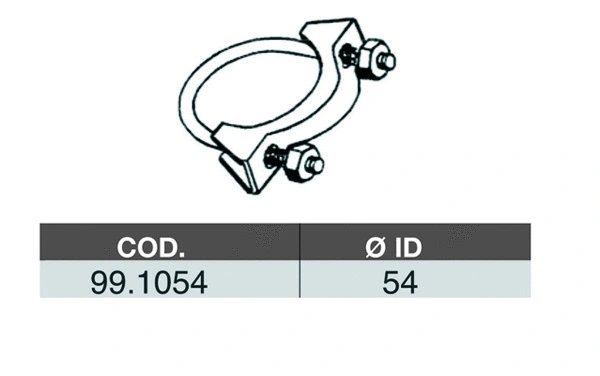 99.1054 ASSO Соединительные элементы, система выпуска (фото 1)