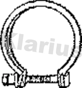 430002 KLARIUS Соединительные элементы, система выпуска (фото 1)