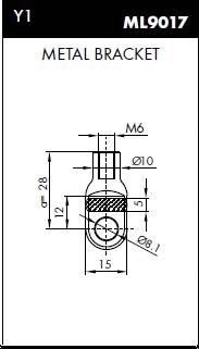 ML5011 MONROE Газовая пружина, крышка багажник (фото 3)