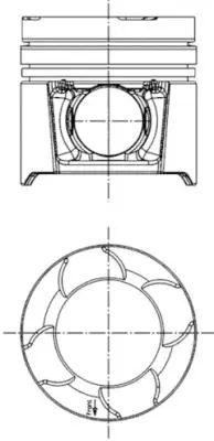 97460600 KOLBENSCHMIDT Поршень (фото 1)