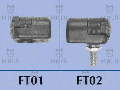 127553 MALO Газовая пружина, крышка багажник (фото 1)