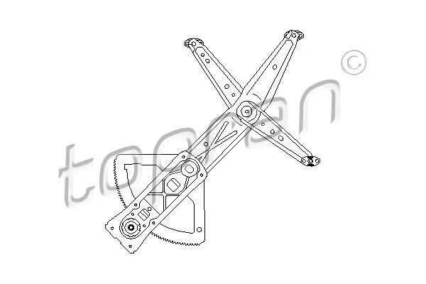 200 044 TOPRAN Стеклоподъемник (фото 1)