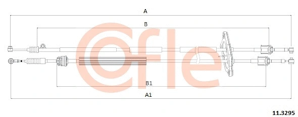 11.3295 COFLE Трос, механическая коробка передач (фото 1)