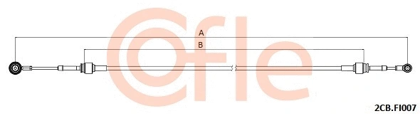 92.2CB.FI007 COFLE Трос, механическая коробка передач (фото 1)