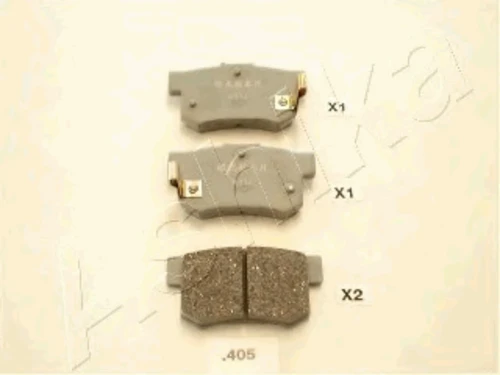 51-04-405 ASHIKA Комплект тормозных колодок, дисковый тормоз (фото 2)