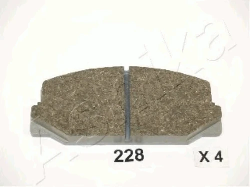 50-02-228 ASHIKA Комплект тормозных колодок, дисковый тормоз (фото 2)