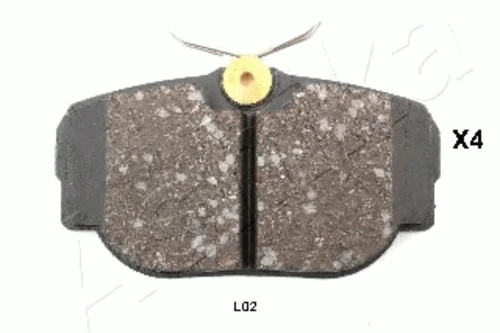 51-0L-L02 ASHIKA Комплект тормозных колодок, дисковый тормоз (фото 2)